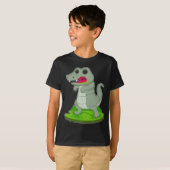 Krokodil Halloween Zombie T-shirt (Voorkant volledig)