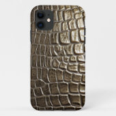 Krokodil huid ontwerp telefoon geval Case-Mate iPhone case (Achterkant)