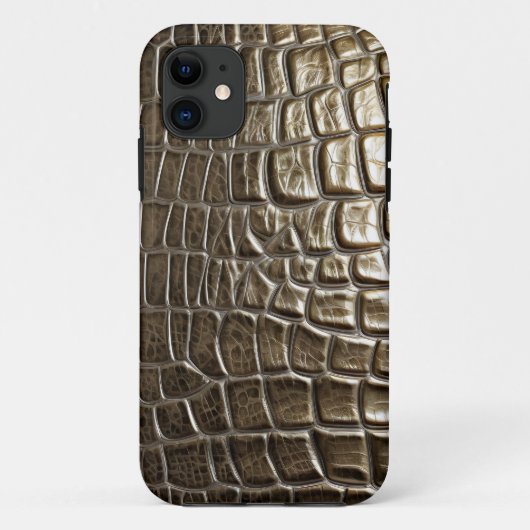 Krokodil huid ontwerp telefoon geval Case-Mate iPhone case (Achterkant)