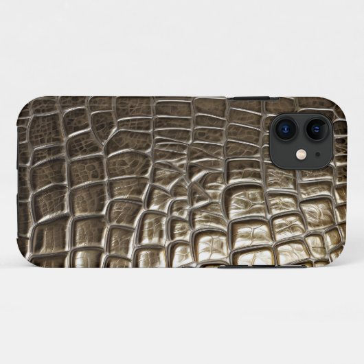 Krokodil huid ontwerp telefoon geval Case-Mate iPhone case (Achterkant (horizontaal))