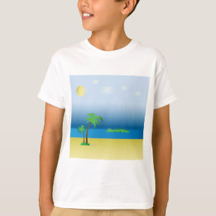 Krokodil in de oceaan T-shirt
