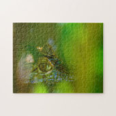 Krokodil in Guyana. Legpuzzel (Horizontaal)