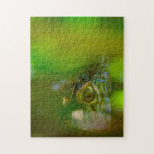 Krokodil in Guyana. Legpuzzel (Verticaal)