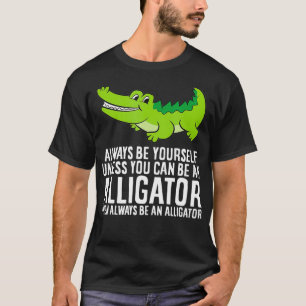 Krokodil is altijd jezelf, tenzij je een t-shirt