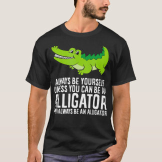 Krokodil is altijd jezelf, tenzij je een t-shirt