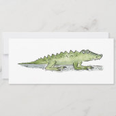 Krokodil Kaart (Voorkant)