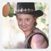 Krokodil Kate Sticker (Voorkant)