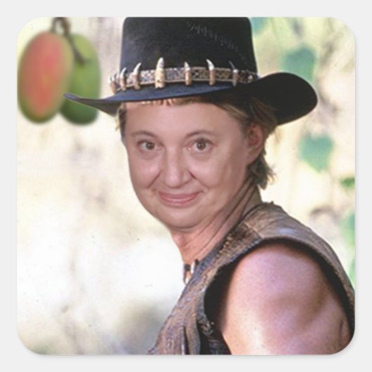 Krokodil Kate Sticker (Voorkant)