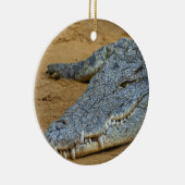 Krokodil Keramisch Ornament (Rechts)