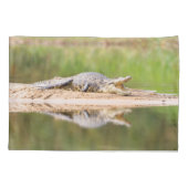 Krokodil Kussensloop (Achterkant)