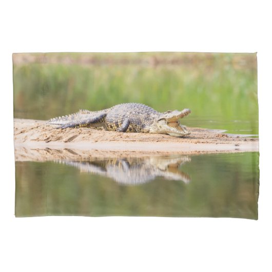 Krokodil Kussensloop (Voorkant)