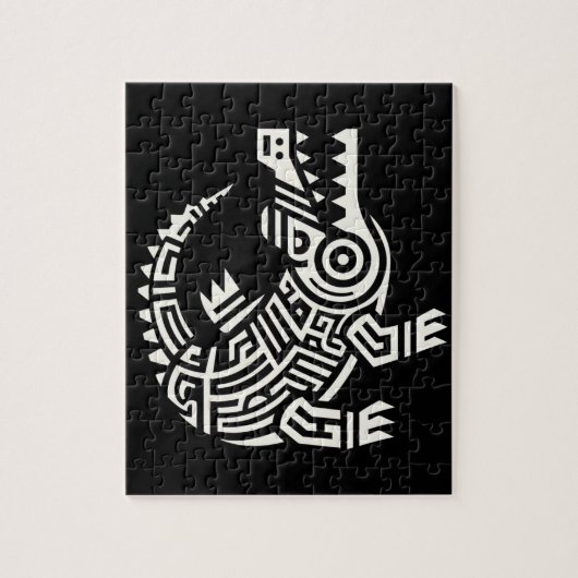Krokodil Legpuzzel (Verticaal)