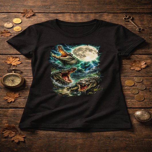 Krokodil Maan T-Shirt