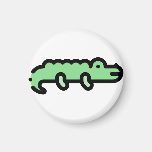 Krokodil Magneet (Voorkant)