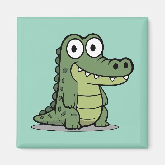 Krokodil Magneet (Voorkant)