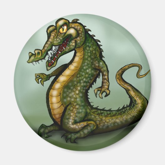 Krokodil Magneet (Voorkant)