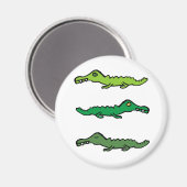 Krokodil Magneet (Voorkant / Achterkant)