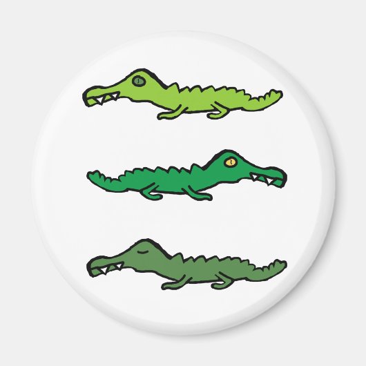 Krokodil Magneet (Voorkant)