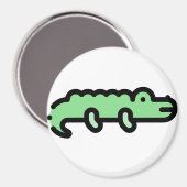 Krokodil Magneet (Voorkant / Achterkant)