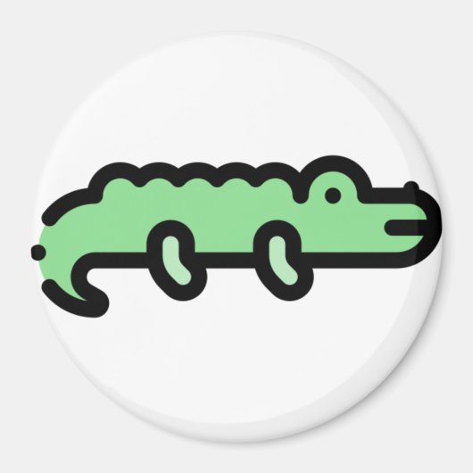 Krokodil Magneet (Voorkant)