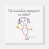 Krokodil Magneet (Voorkant)