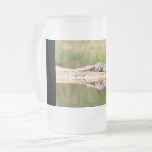 Krokodil Matglas Bierpul (Voorkant links)