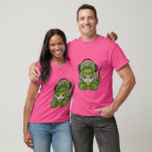 Krokodil Met Gamecontroller I Grappige Gaming I T-shirt (Unisex)