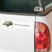Krokodil, niet te dichtbij alstublieft ! bumpersticker (Op Truck)