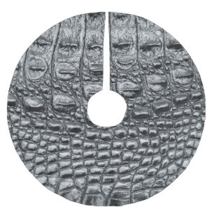 Krokodil Noir: zwart leer mystiek Kerstboom Rok