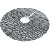 Krokodil Noir: zwart leer mystiek Kerstboom Rok (Gekanteld)