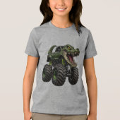 Krokodil Off-Road Monstertruck Tri-Blend Shirt (Voorkant)