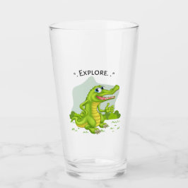 krokodil ontdekkingsreiziger glas