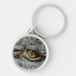 krokodil oog gezicht dier aangepast personaliseren sleutelhanger