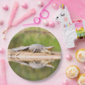 Krokodil Papieren Bordje (Feest)