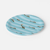 Krokodil Papieren Bordje (Gekanteld)