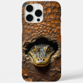 Krokodil prikt zijn huid Case-Mate iPhone case (Achterkant)
