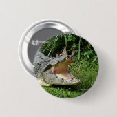 Krokodil Ronde Button 5,7 Cm (Voorkant /achterkant)