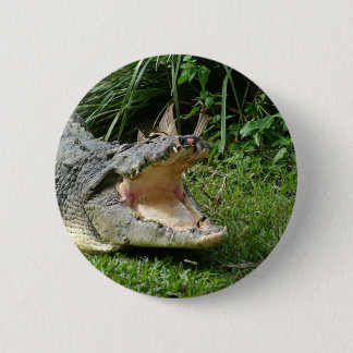 Krokodil Ronde Button 5,7 Cm