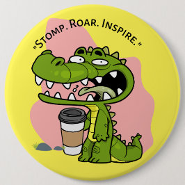 krokodil ronde button 6,0 cm