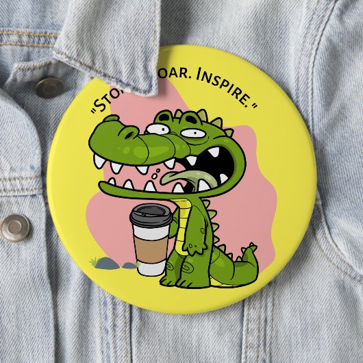 krokodil ronde button 6,0 cm (In situ)