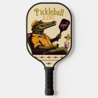 Krokodil roze Drink Pickleball Paddle