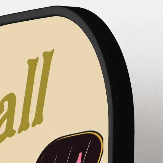 Krokodil roze Drink Pickleball Paddle (Links Detail)