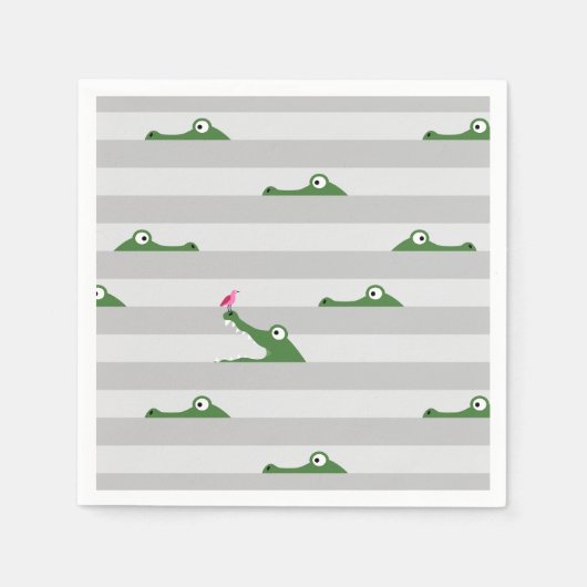 Krokodil Servet (Voorkant)