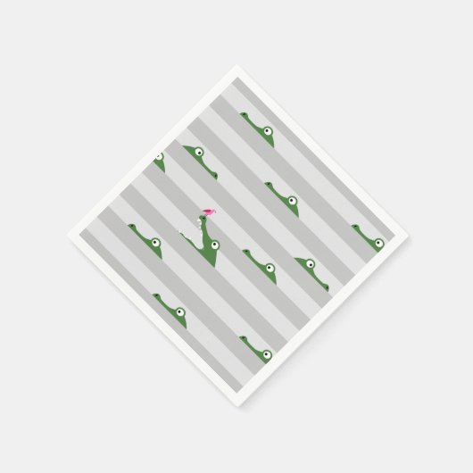 Krokodil Servet (Hoek)