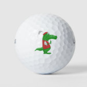 Krokodil Spelen Golf Golfballen (Voorkant)