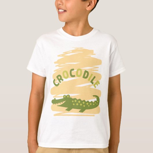 Krokodil T-shirt (Voorkant)