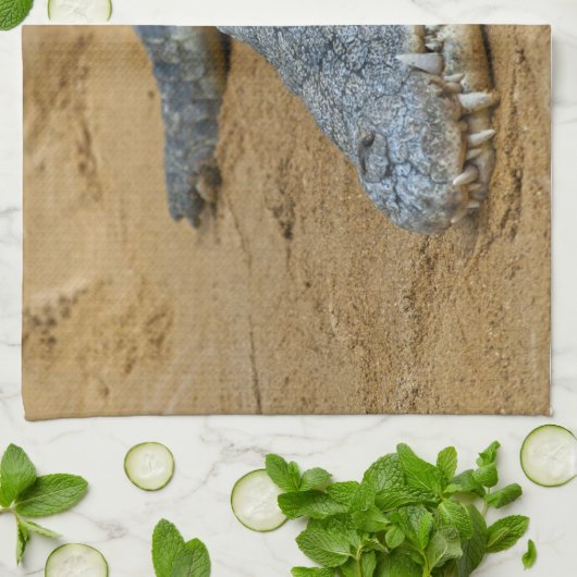 Krokodil Theedoek (Gevouwen)