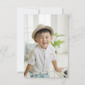 Krokodil Verjaardagsfeest met afbeelding op rug Kaart (Achterkant)