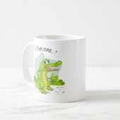 krokodil verkenner koffiemok (Voorkant links)