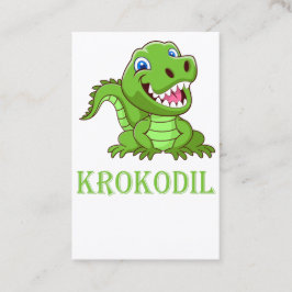 Krokodil Visitekaartje